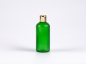 Preview: Grünglasflasche 100ml, mit Tropfmontur Gold